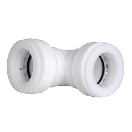 Insta-Plumb Pipe Coupling, 1-1/4 in, Push-to-Connect, Plastic, White 47IPK