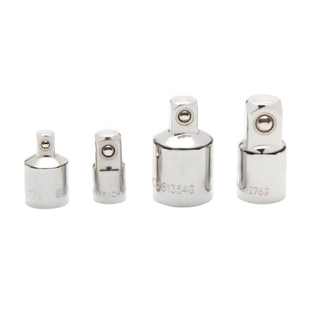 Gearwrench 81217 Drive Adapter, 1/4, 3/8, 1/2 in Drive, Chrome 81217G