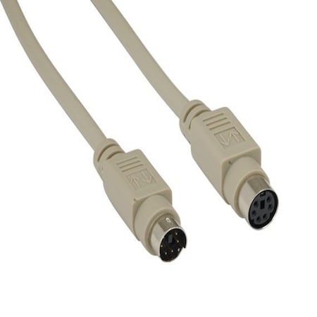 Sanoxy 3ft Mini-DIN6 M/F PS/2 Keyboard/Mouse Extension Cable SNX-CBL-LDR-MD101-0203