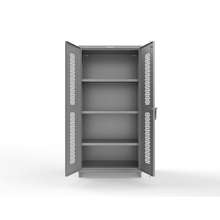 Strong Hold Ventilated (Hex) Storage Cabinet 36-H-243-L