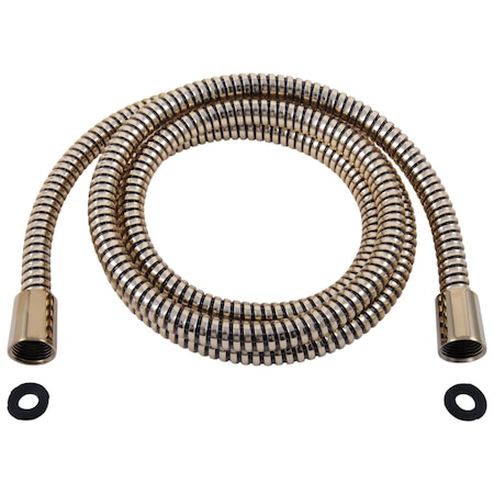 Delta Universal Showering Components Hand Shower Hose & Gaskets - 69 in Ultraflex In Polished Brass RP64157PB