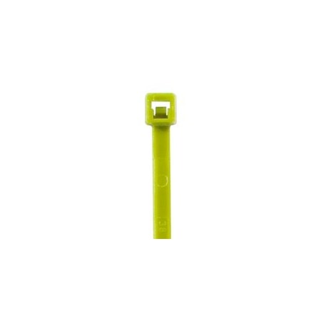Bubblefast 1000-5 1/2'' 40# Fluorescent Green Cable Ties, 1000PK BFCT433G