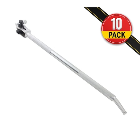 Mytee Products Standard Ratcheting Winch Bar, Chrome - with Nozzle End, 10PK CRWB-STDx10