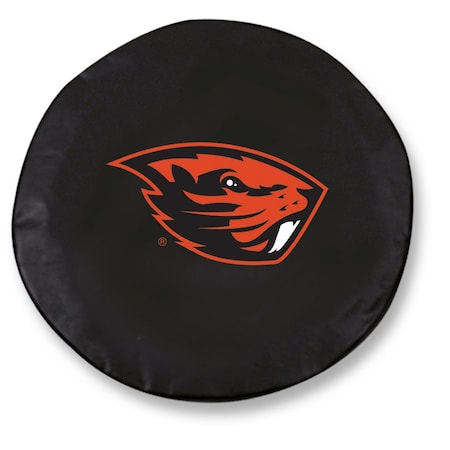 Holland Bar Stool Co 21 1/2 x 8 Oregon State Tire Cover TCOOregStBK