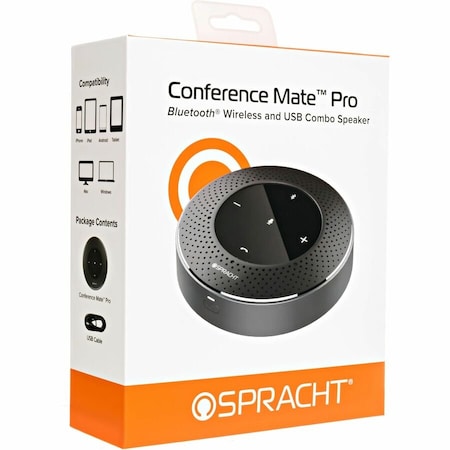 Spracht DESKTOP OR TRAVEL SPEAKER WITH BLUETOOTH OR USB CONNECTIVITY. COMPATIBLE WITH P MCP4010