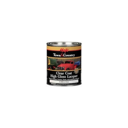 True Value Town & Country Clear Coat High Gloss Lacquer, Qt. 8-0999-2