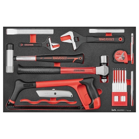 Teng Tools 18 Piece General Repairs & Maintenance EVA Foam Tool Set - TTEX18