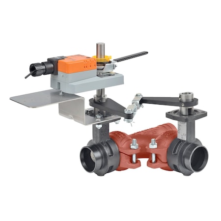 Belimo 3-way grooved BFV 2in COP 200psi w/ F750VIC+AMX24-MFT-X1