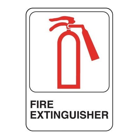 Hillman 5x7 Fire Extinguis Sign 847114