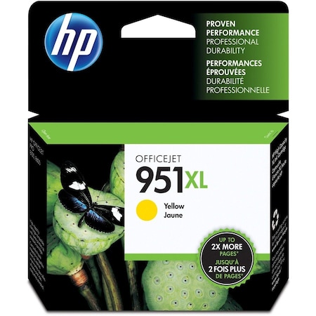 Hp High Yield Ink Cartridge, Yellow CN048AN140