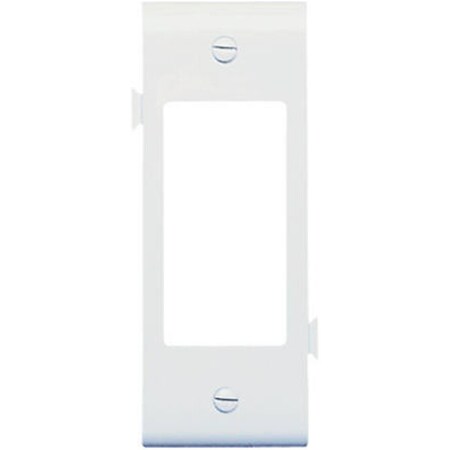 Nextgen PJSC26W Decorator Opening Center Sectional Nylon Wall Plate, White NE579661