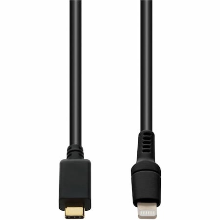Add-On AddOn 2m (6.6ft) USB-C 3.1 Male to Lightning Male Sync and Charge Black Cable USBC2LGT2MB