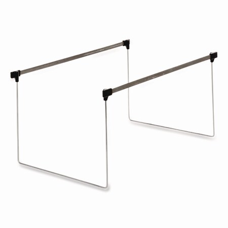 Pendaflex Letter Size Adjustable Hanging File Folder Frame, 14 in. to 18 in. Long, Gray/Silver, PK2, 2PK AFF24