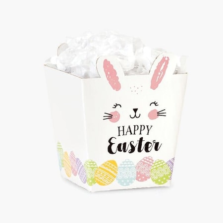Nashville Wraps Happy Easter Bunny Sweet Treat Box, 4x4x4.5, 6PK 45433