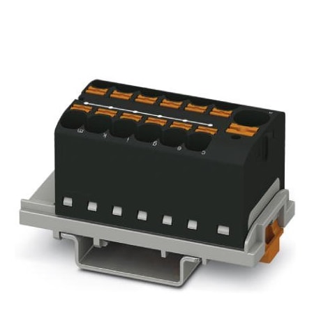 Phoenix Contact PTFIX 10/12X4-NS35 BK Distribution 3273628