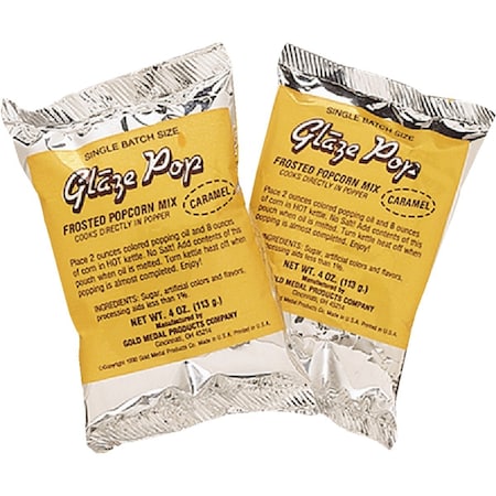 Gold Medal Caramel Glaze Pop, 48PK 2534