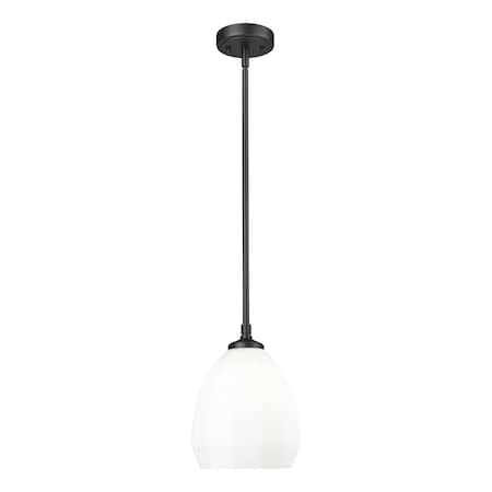 Z-Lite Oren 1-Light Pendant, 8 in W, Matte Black 7004P8-MB