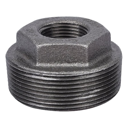 Prosource Pipe Bushing, 2 x 3/4 in, MIP x FIP, Malleable Iron, SCH 40 Schedule, 300 psi Pressure B241 50X20