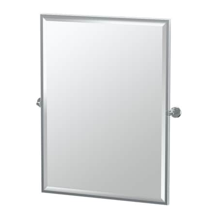Gatco Latitude II 32.5" Framed Rectangle Mirror, Chrome 4249FS