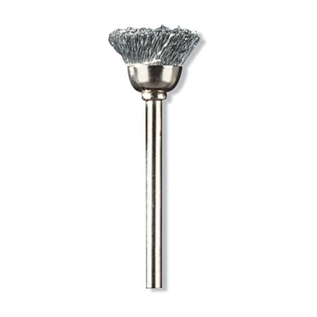 Dremel CUP BRUSH, .5 DIA BRUSH, CARBON STEEL FILL 442
