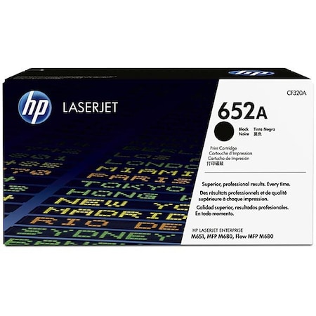 Hp 652A (CF320A) Black Original LaserJet Toner Cartridge (11,500 Yield) CF320A