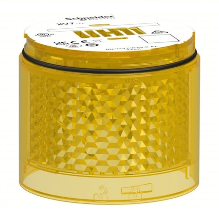 Schneider Electric Tower Light Module, Yellow, Flashing, LED XVB7C58