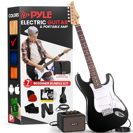 Pyle Electric Guitar and Amp Kit PEGKT400BK