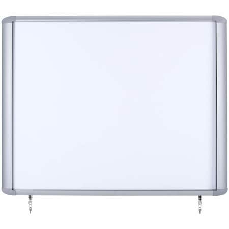 Mastervision MasterVision Outdoor Locking Magnetic Dry Erase Board, Weather Resistant, 39" x 48", Aluminum Frame VT380609760