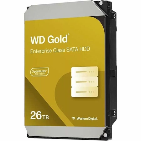 Wd Bulk WD Gold WD261KRYZ 26 TB Hard Drive - 3.5" Internal - SATA (SATA/600) WD261KRYZ