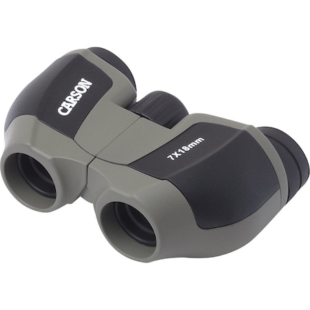 Carson General Binocular, 7x Magnification, Porro Prism, 489 ft at 1000 yd Field of View JD-718