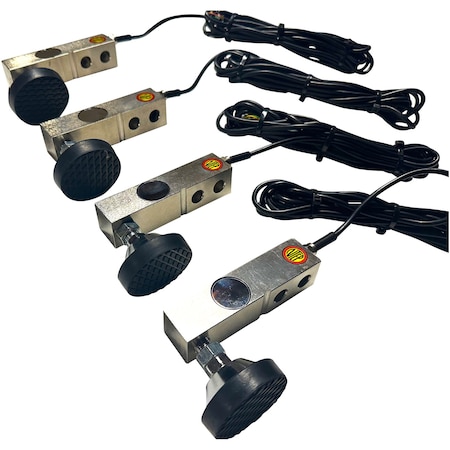 Selleton Scales Shear Beam Load Cell with Swivel Feet, 4 Count, 4PK GX-1-5K-2.4S-4