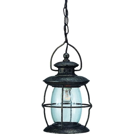 Boston Harbor Outdoor Pendant Lantern, 120 V, 60 W, Steel Fixture, Misty Pewter Fixture BRT-CDC1701