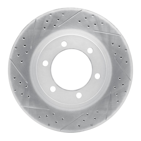 Dynamic Friction Co DFC Geoperformance Rotor - Drilled and Slotted 830-76126L