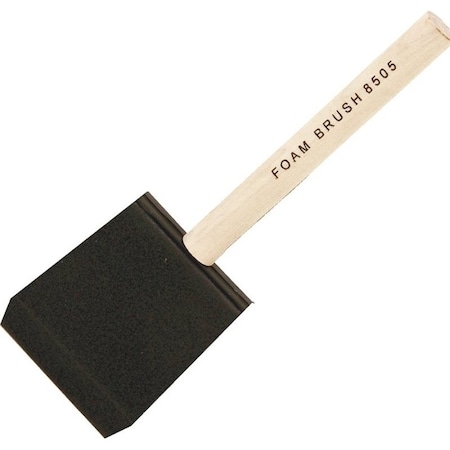 Prosource Paint Brush, 2 W in Brush, Foam Brush, Wood Handle 850520