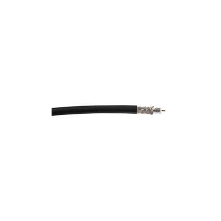 Cable Wholesale Serial Digital RG6 Coax cable, Solid, SDI, 18AWG, Dual Shield, 4.5GHz, CMR, Black, Spool, 1000ft 10X4-522NH