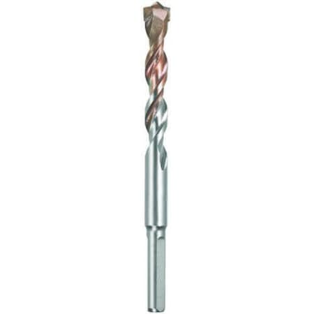 Black+Decker Premium Percussion Hammer Drill Bit, 5/32 in Drill Bit, 1/4 in Flat/Round Shank DW5227B25