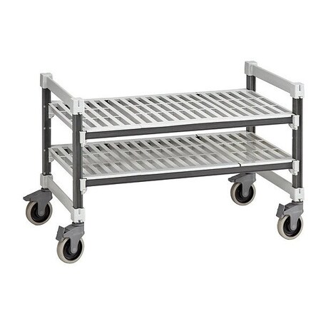 Cambro Shelving Unit, 24 in L, Speckled Gray EXMU142427V2480