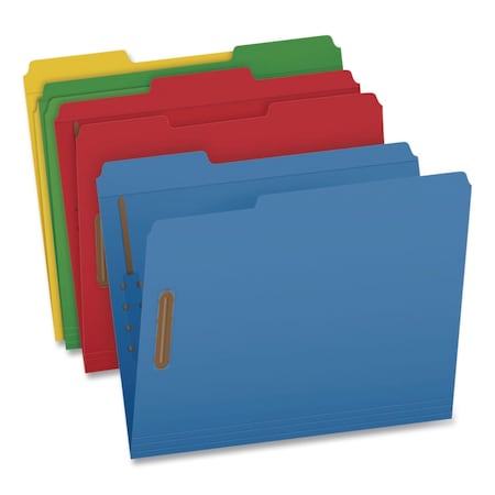 Pendaflex HD Fastener Folder, 1/3-Cut Tab: Assorted, Expands 0.75", 2 Fasteners, Letter Size, Assorted, 50PK 1006957