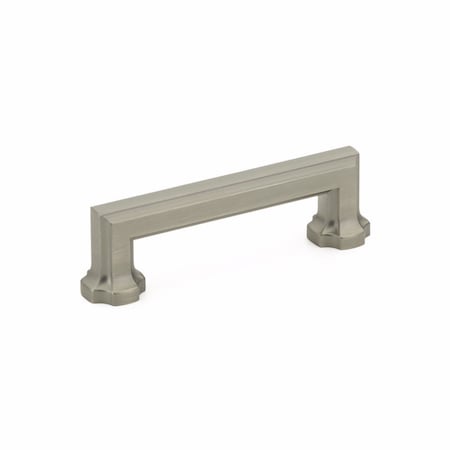 Schaub 3-1/2in Center to Center Empire Cabinet Pull Antique Nickel Finish 883-AN