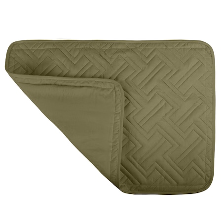 Lavish Home 3-Piece Queen Quilt Bedding Set Queen Bedspread and 2 Pillow Shams with Diamond Pattern, Green 66-001-QG