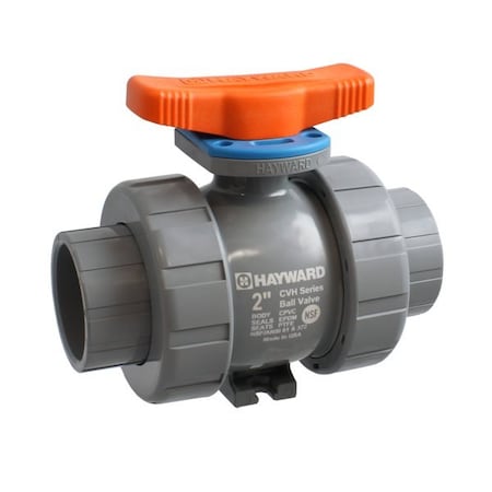 Hayward Flow Control Manual 2-Way Ball Valve, True-Union, PVC CVH1075ASTE0A00