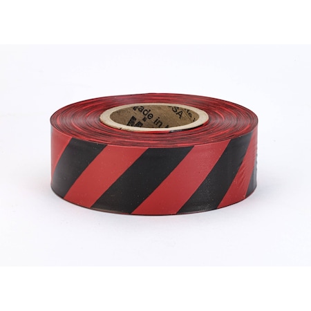 Mutual Industries FLAGGING TAPE RED BLACK STRIPE, 12PK 16002-7991-1875