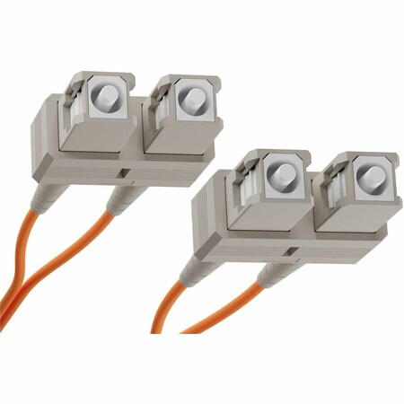 Unc Group Fiber Optic Patch Cable, Sc-Sc, 50 125 Multimode Duplex, Orange, 15M FJ5SCSC-15M