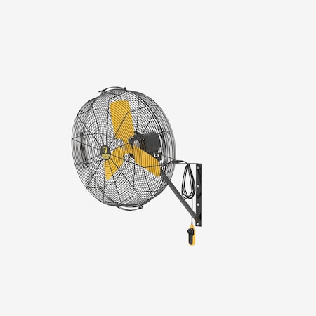 Big Ass Fans Industrial Fan, Yellow, 43-3/16 in H F-AE1-3601L14S34