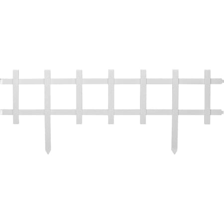 Master Mark Cape Cod 13.5'' H x 33'' L. Plastic Decorative Border Fence 38132