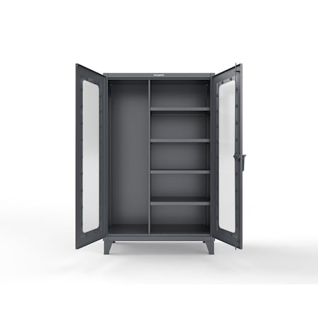 Strong Hold Extreme Duty Clear View Janitorial Storage Cabinet 46-LD-BC-244