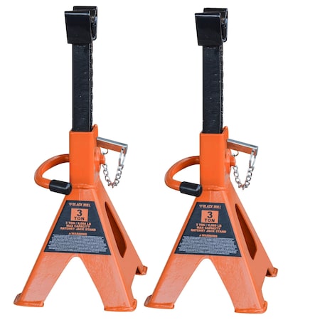 Black Bull 3 Ton Jack Stand Set, 2PK 27077088816