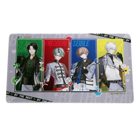 Anime Impulse BY THE BEAT Desktop Gaming Mousepad, NIJISANJI Officially Licensed Premium Grade AINS-B-PM01