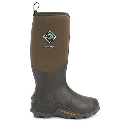 Muck Boot Co Men's Wetland Tall Rubber Boot, 17 in Height, Brown, 12 WET-998K-TN-120