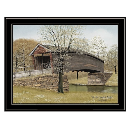 Homeroots The Old Humpback Bridge 4 Black Framed Print Wall Art 404453
